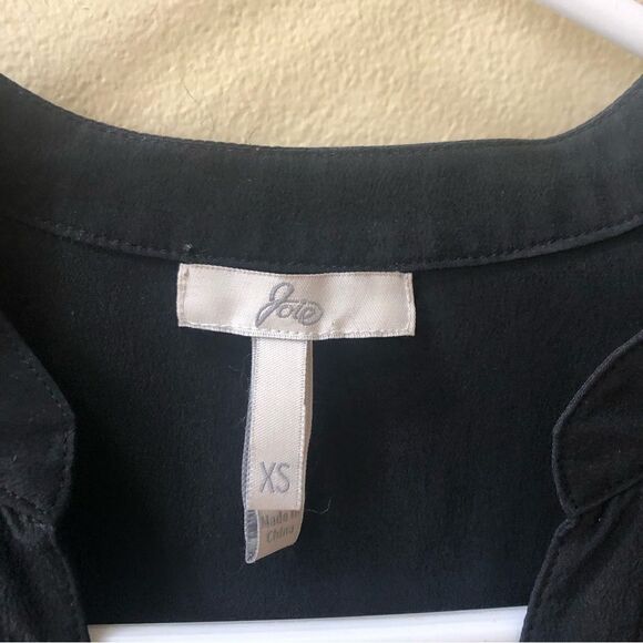 Joie Black Silk Blouse - Picture 3 of 4